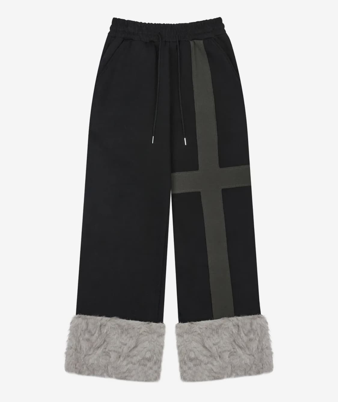 러브이즈트루 퍼 트림 트레이닝 팬츠 상품이미지1