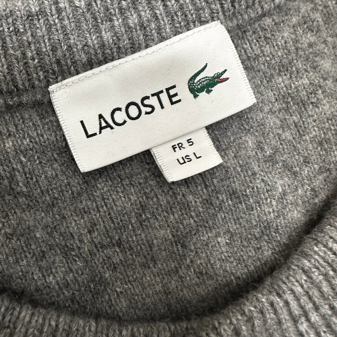 라코스테 울 가디건 그레이 105(L) 상품이미지3