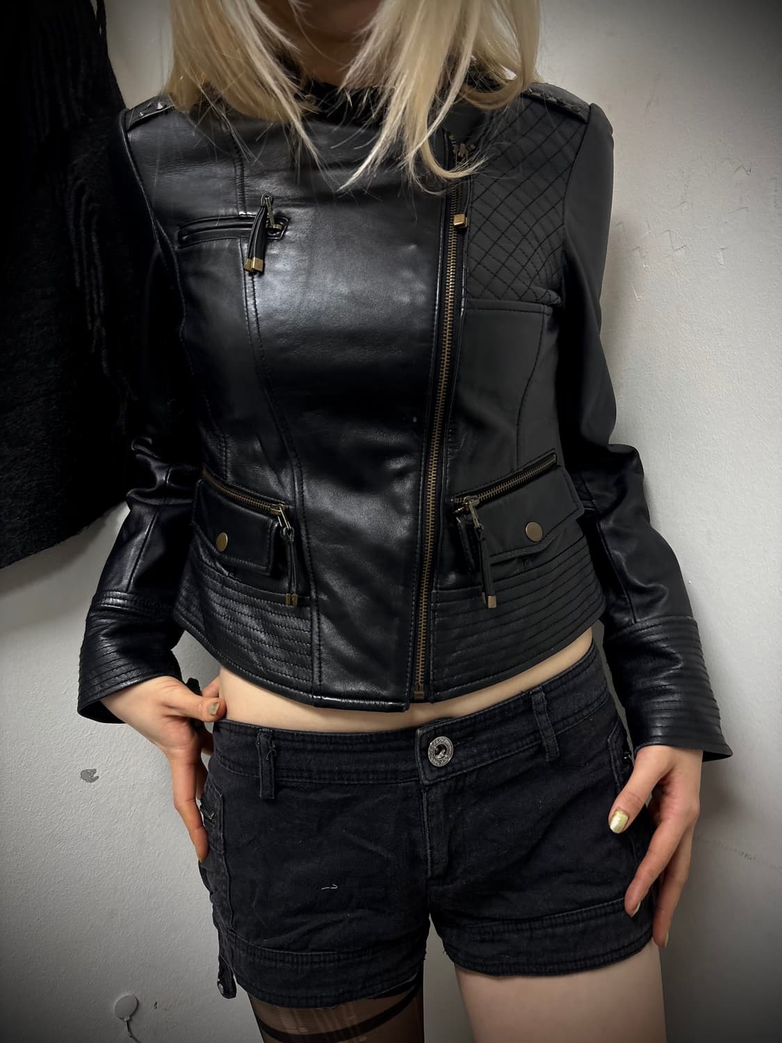 “Vintage”00’s RockChic Studded Sheepskin 상품이미지9