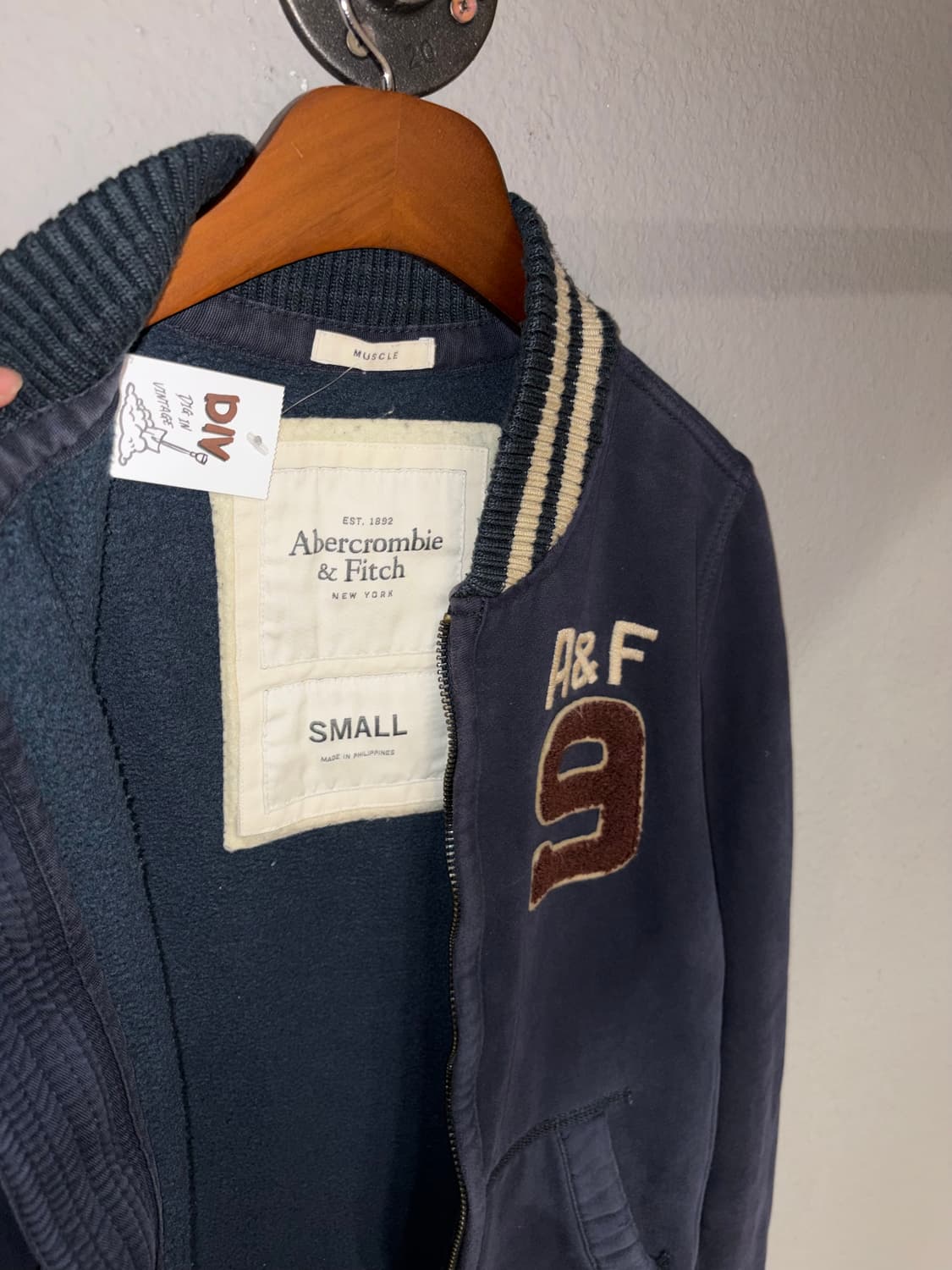 아베크롬비 배색 코튼 집업 상품이미지7