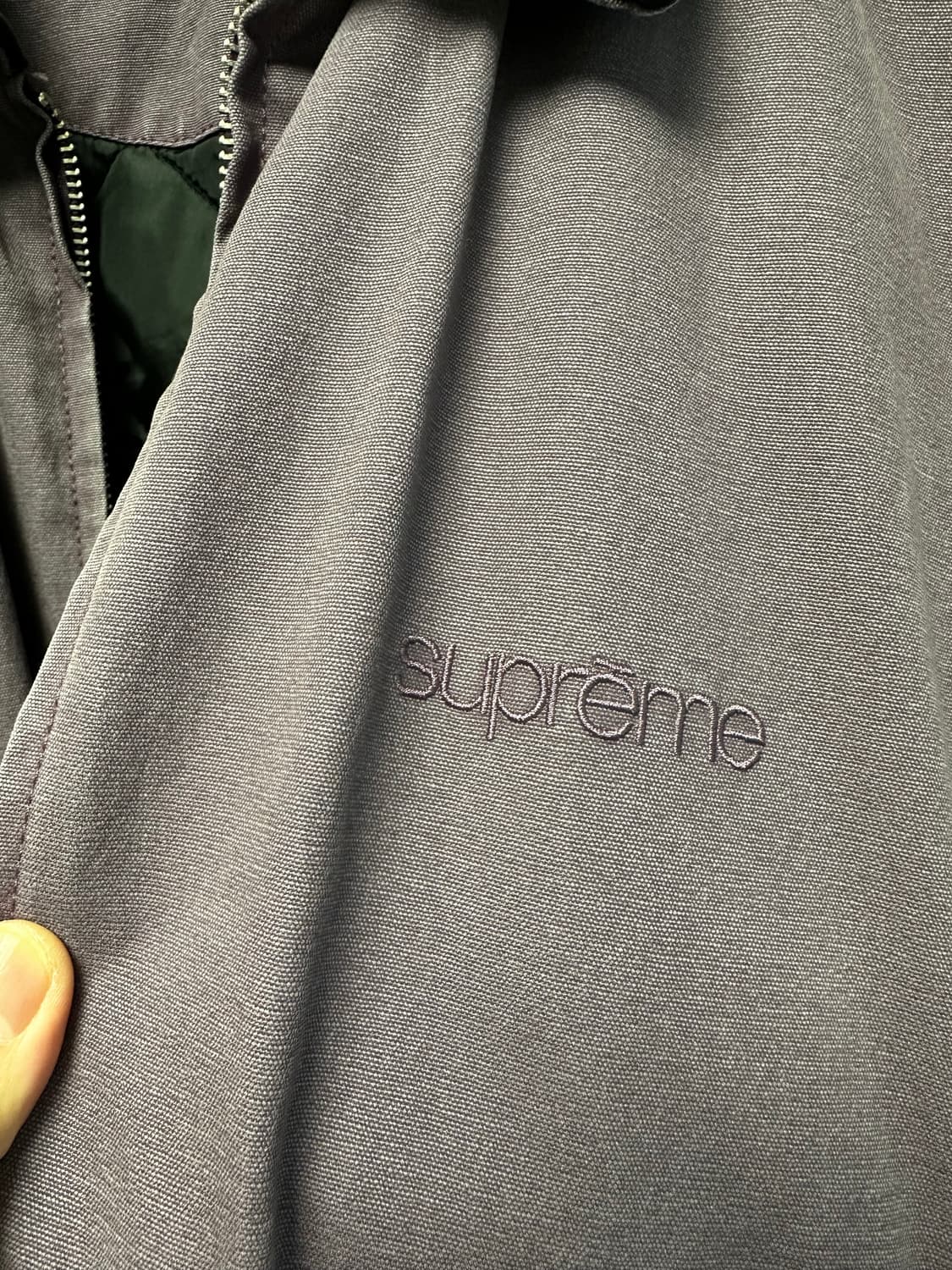 슈프림 레더 칼라 유틸리티 자켓 더스티 퍼플 - 24FW L 상품이미지3