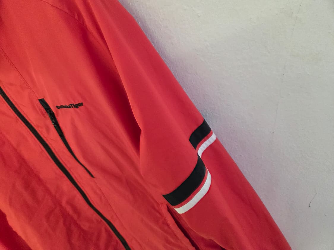 오니츠카타이거 바람막이 자켓 XL 레드 상품이미지5