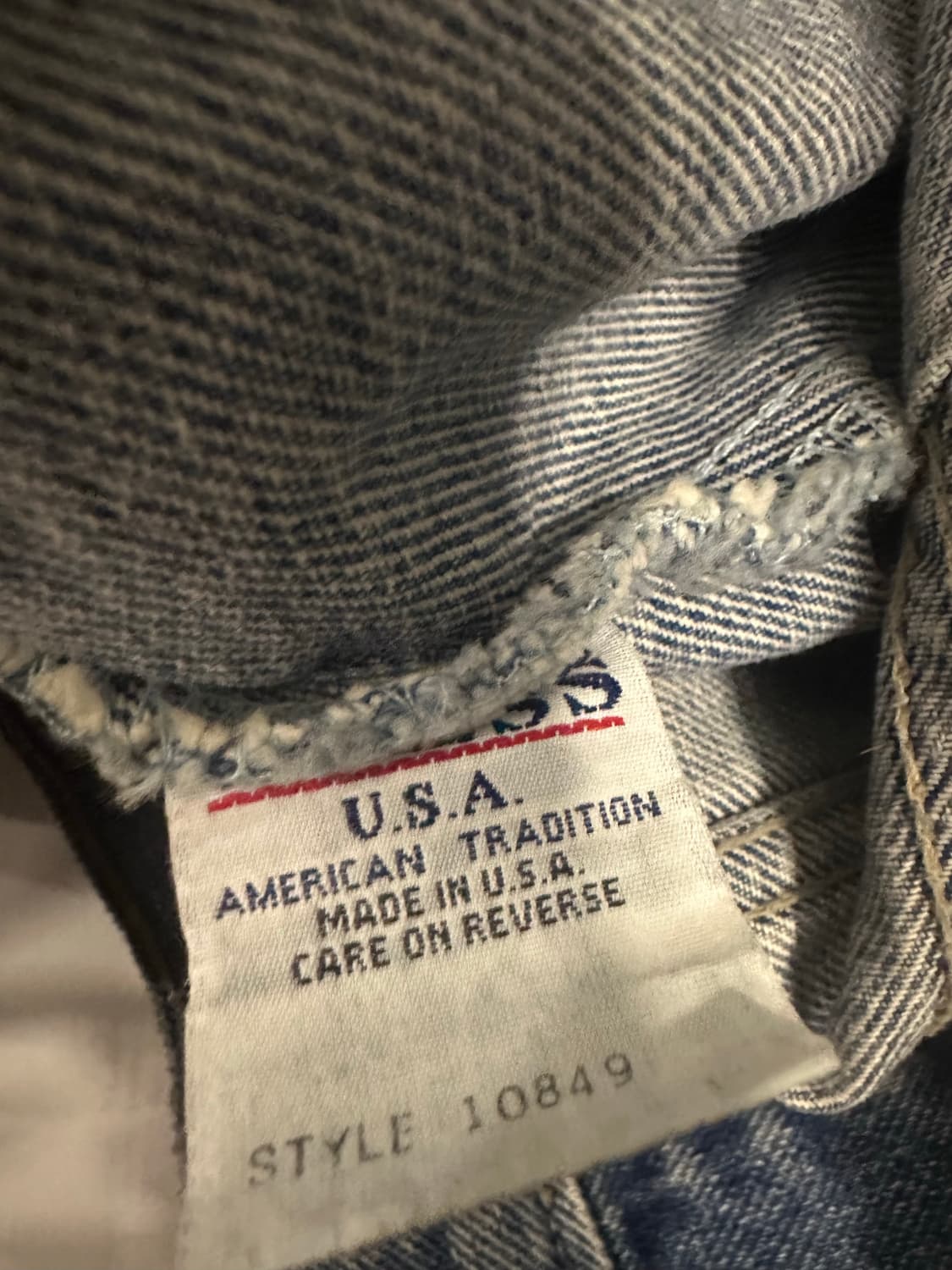 M)게스 청자켓 made in usa 상품이미지5