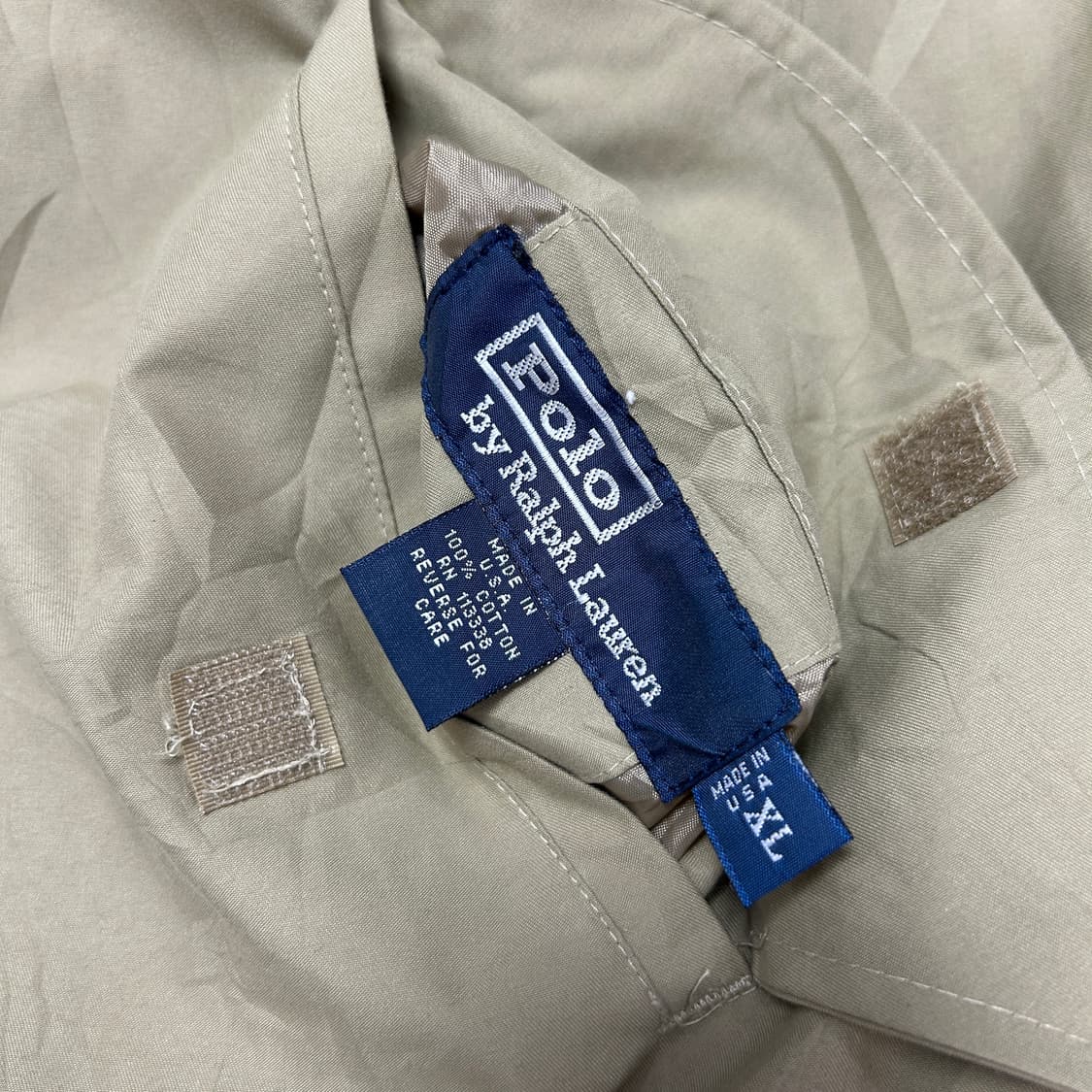 폴로 리버시블 베이지 브라운 자켓(XL) 상품이미지5