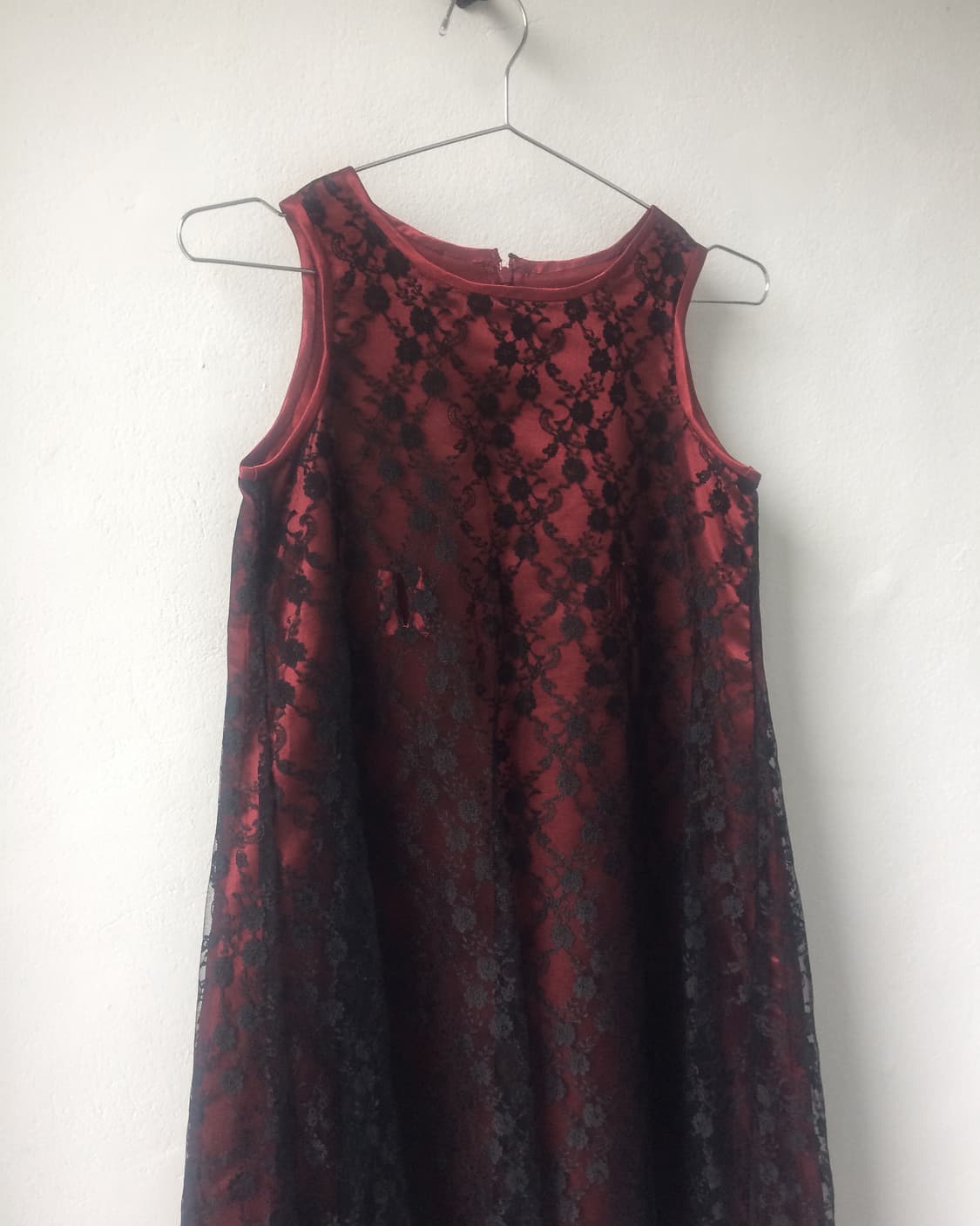 Lace layered sleeveless onepiece 상품이미지3