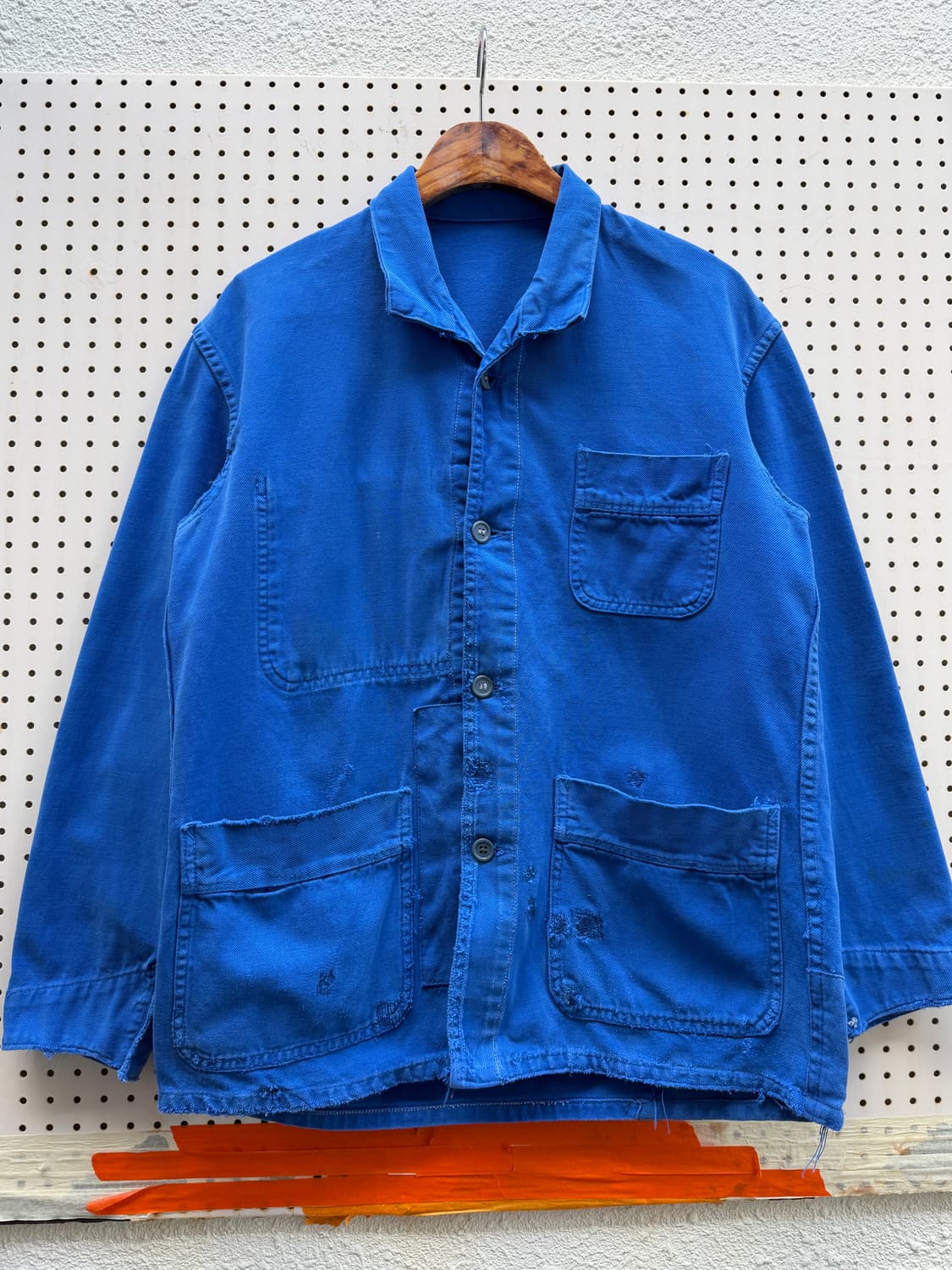 OLD MODEL DISTRESSED REPAIR 빈티지프렌치워크자켓 상품이미지1