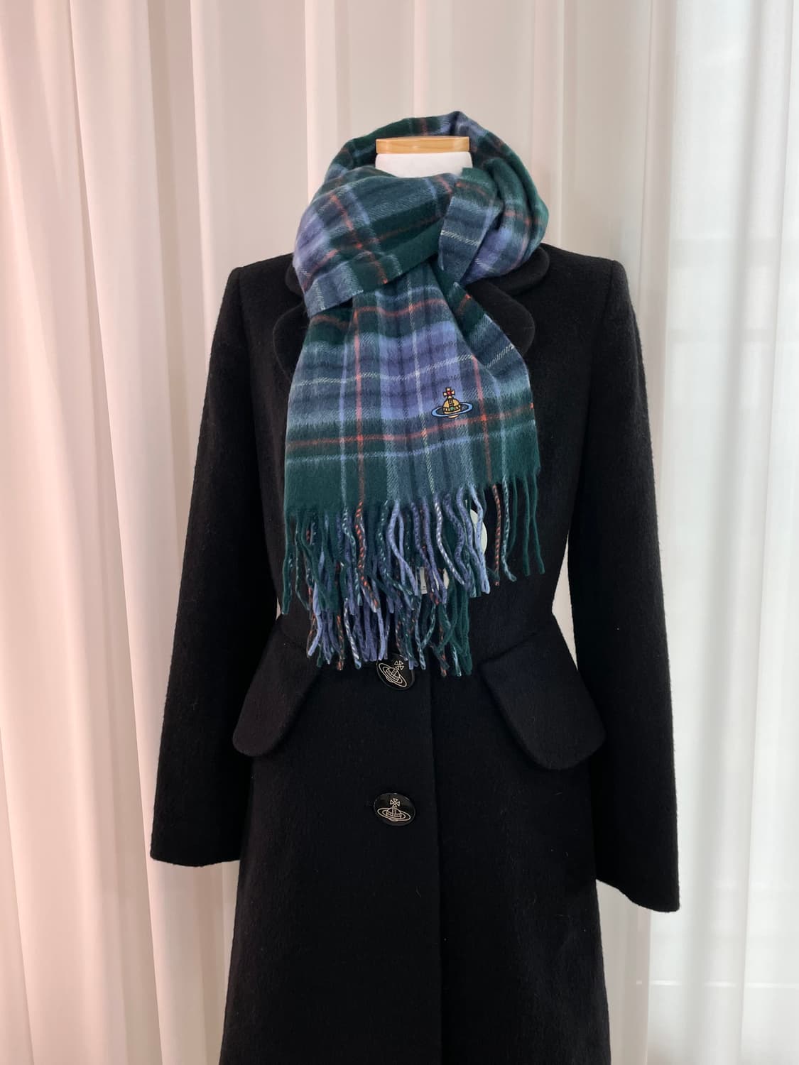 (새상품)비비안웨스트우드 캐시미어 머플러 상품이미지3