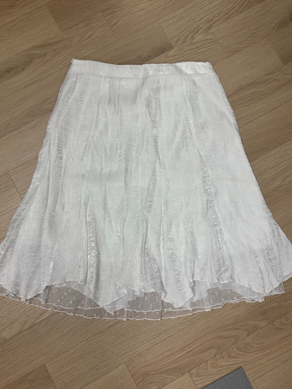 빈티지 레이어드 도트 포인트 스커트 상품이미지1