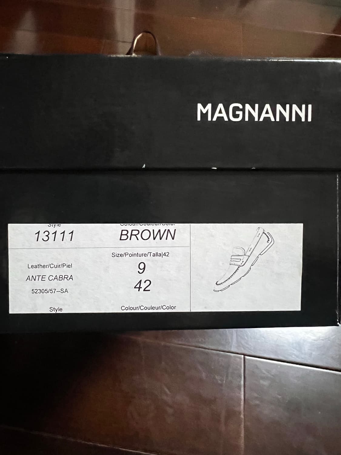 맥나니 드라이빙슈즈 magnnani (13111, 41.5) 새제품 상품이미지7