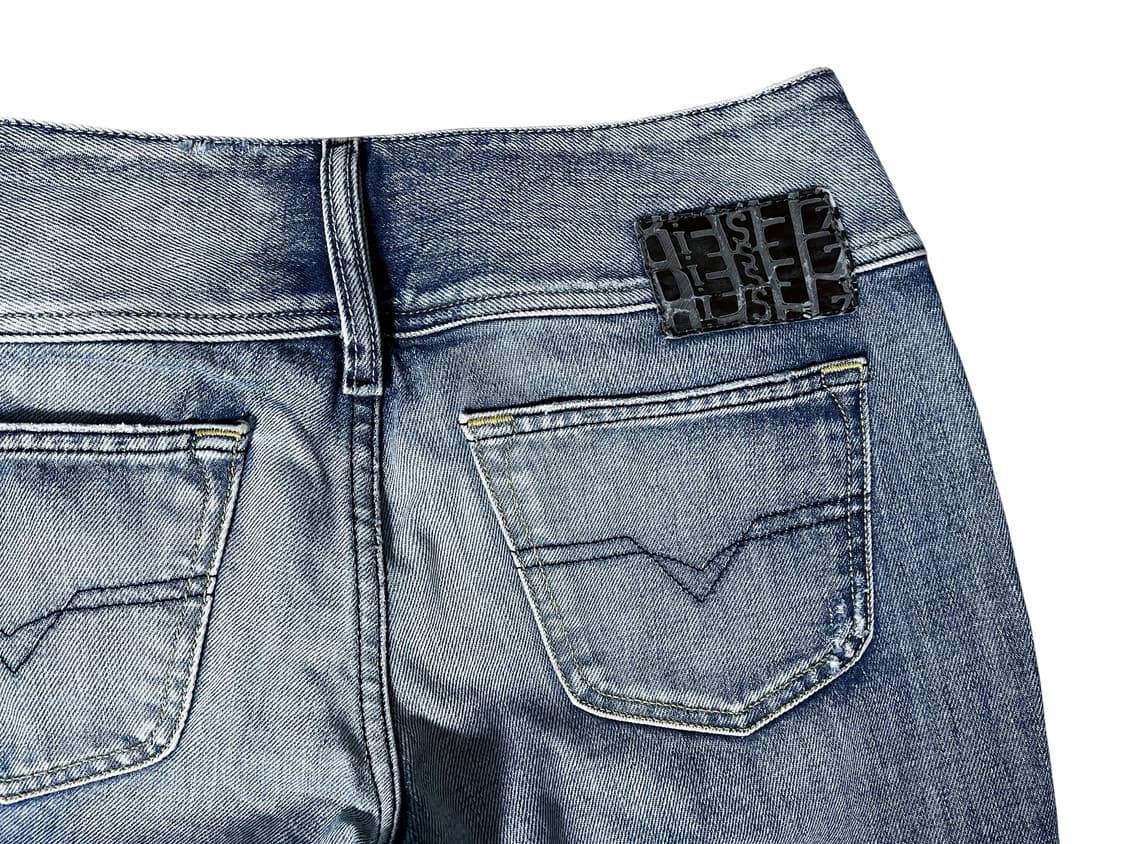 Diesel 디젤 워싱 데미지 청바지 W29 로우라이즈핏 상품이미지5