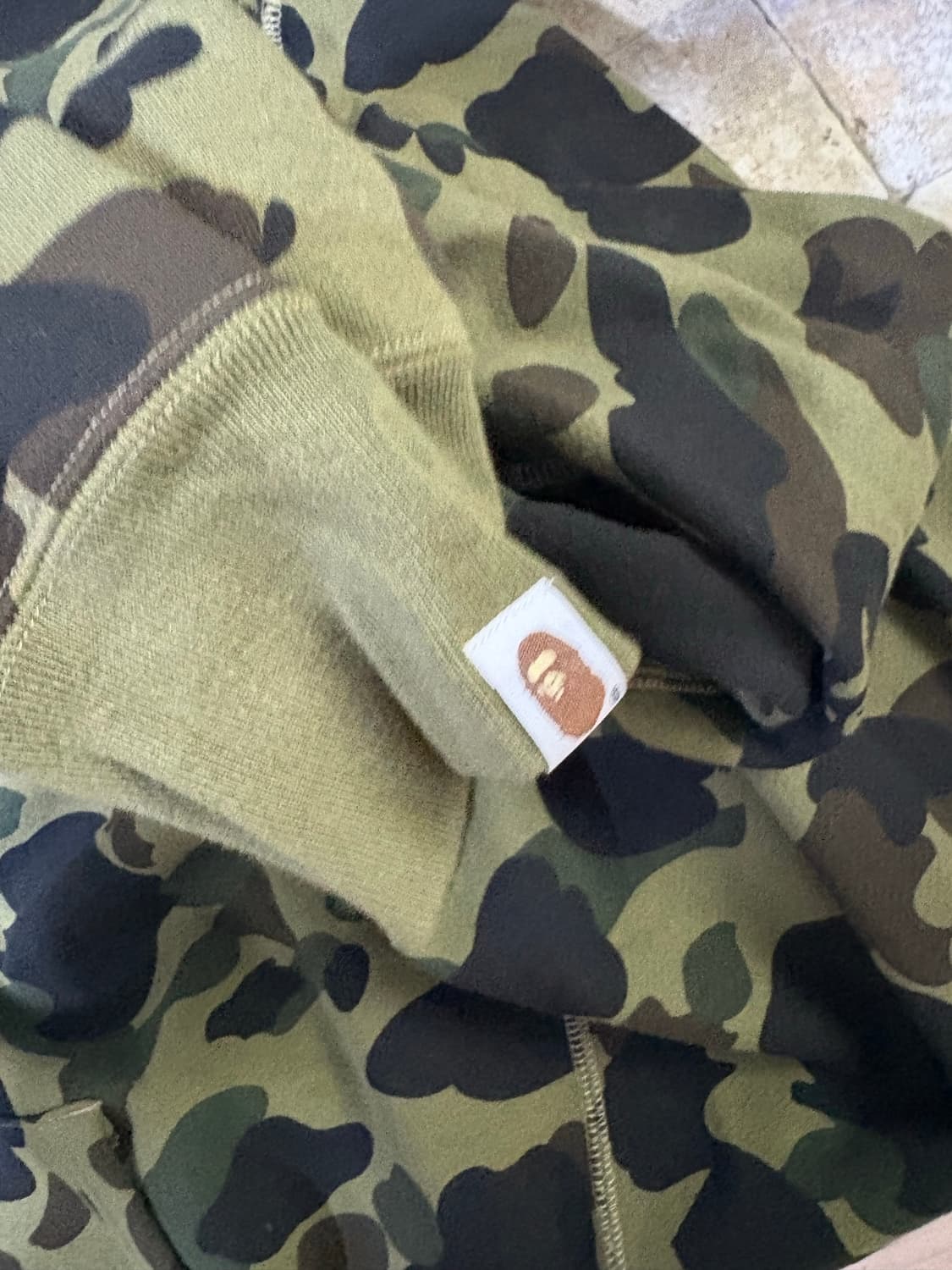 베이프 카모 녹계 2xl 상품이미지4