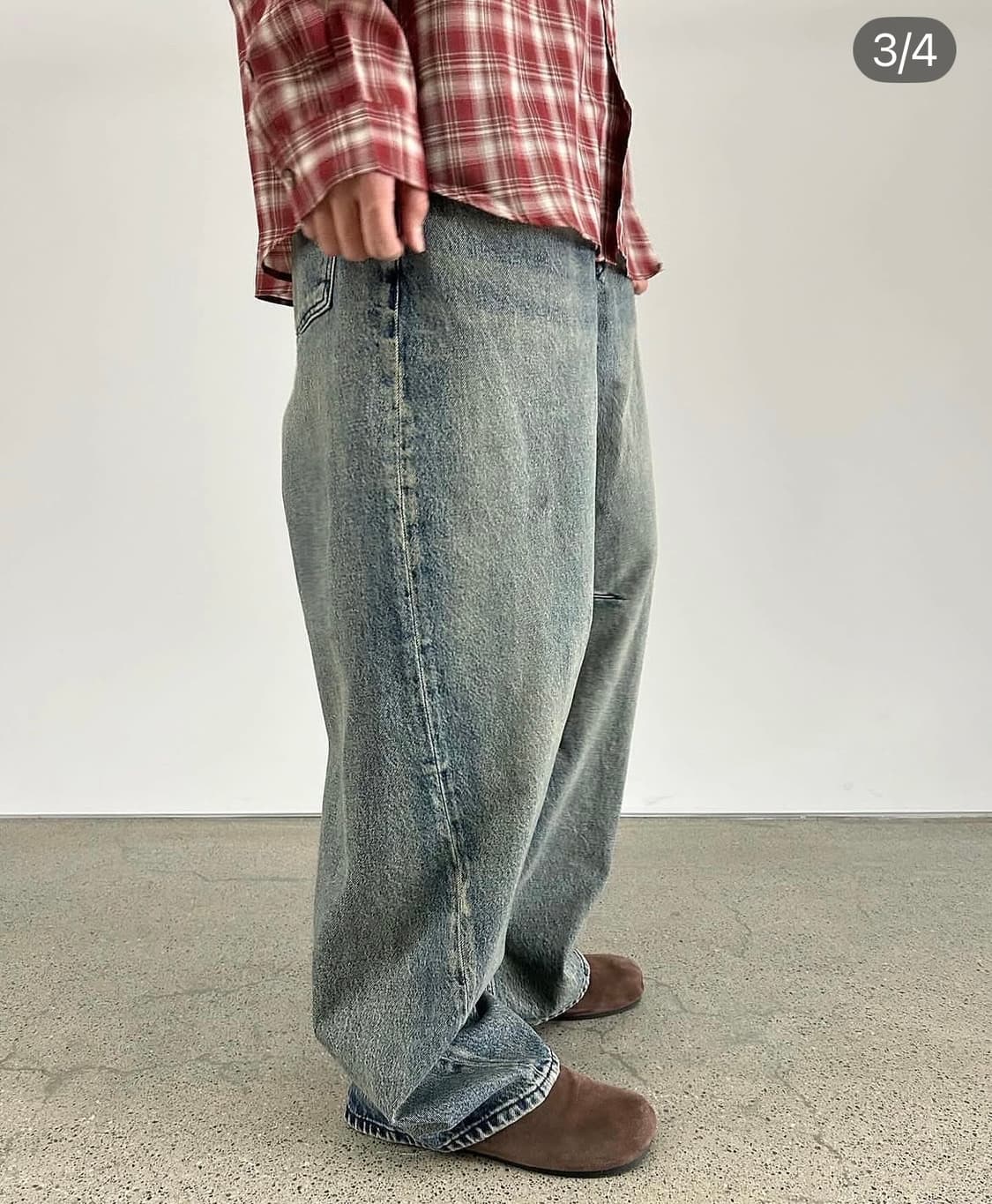 999휴머니티 CURVED HERITAGE DENIM PANTS 상품이미지5