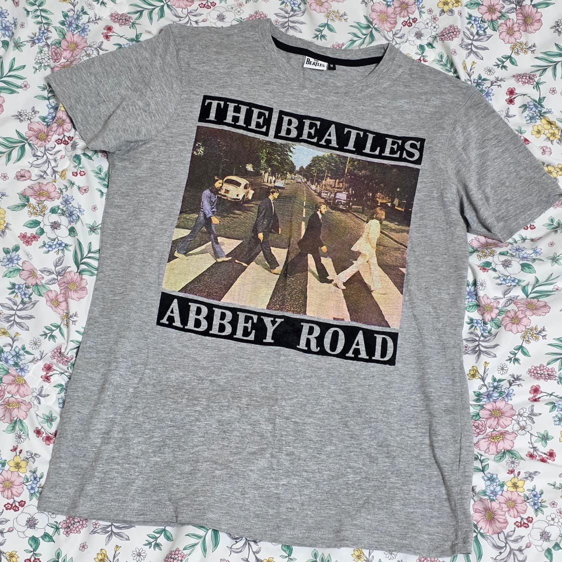 비틀즈 BEATLES ABBEY ROAD 락밴드 프린팅 빈티지반팔티셔츠 상품이미지2
