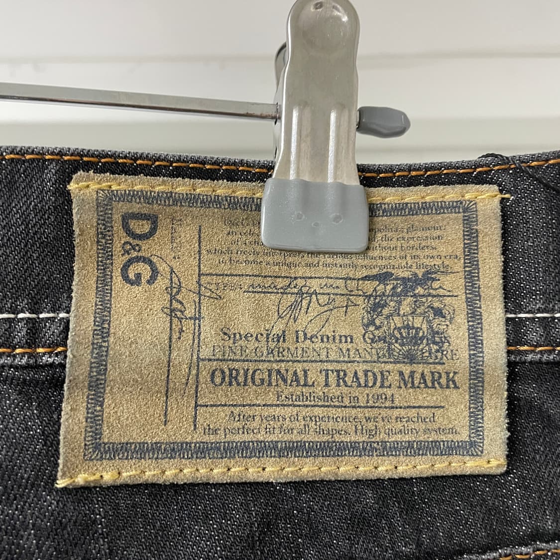 돌체앤가바나 흑청 데님 팬츠 31 상품이미지4