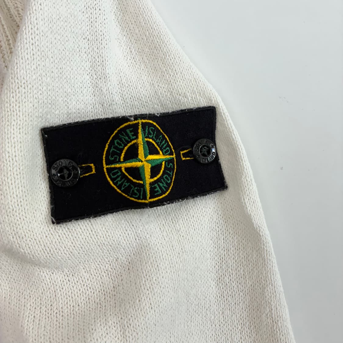 Stone Island 스톤 아일랜드 90‘s 크림 아이보리 그런지 외펜 상품이미지3