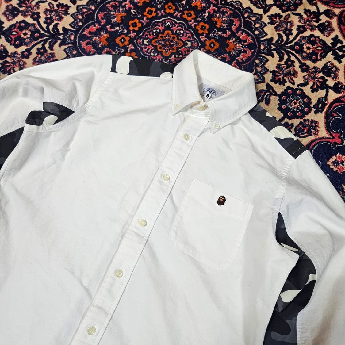 베이프(Bape) 카모 셔츠 M size 상품이미지3