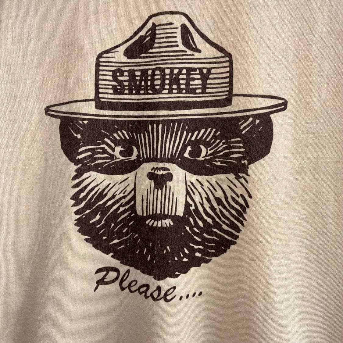 Vintage Smokey Bear Graphic Tee 상품이미지2