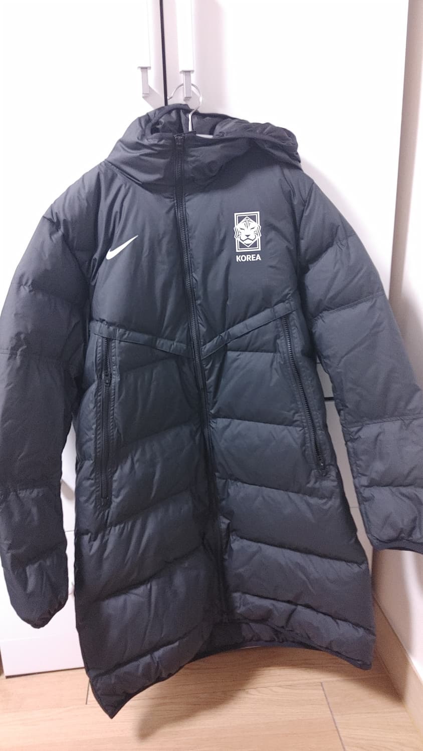 나이키 코리아 한국 국대 롱패딩 블랙 DQ0914-010 L 상품이미지2