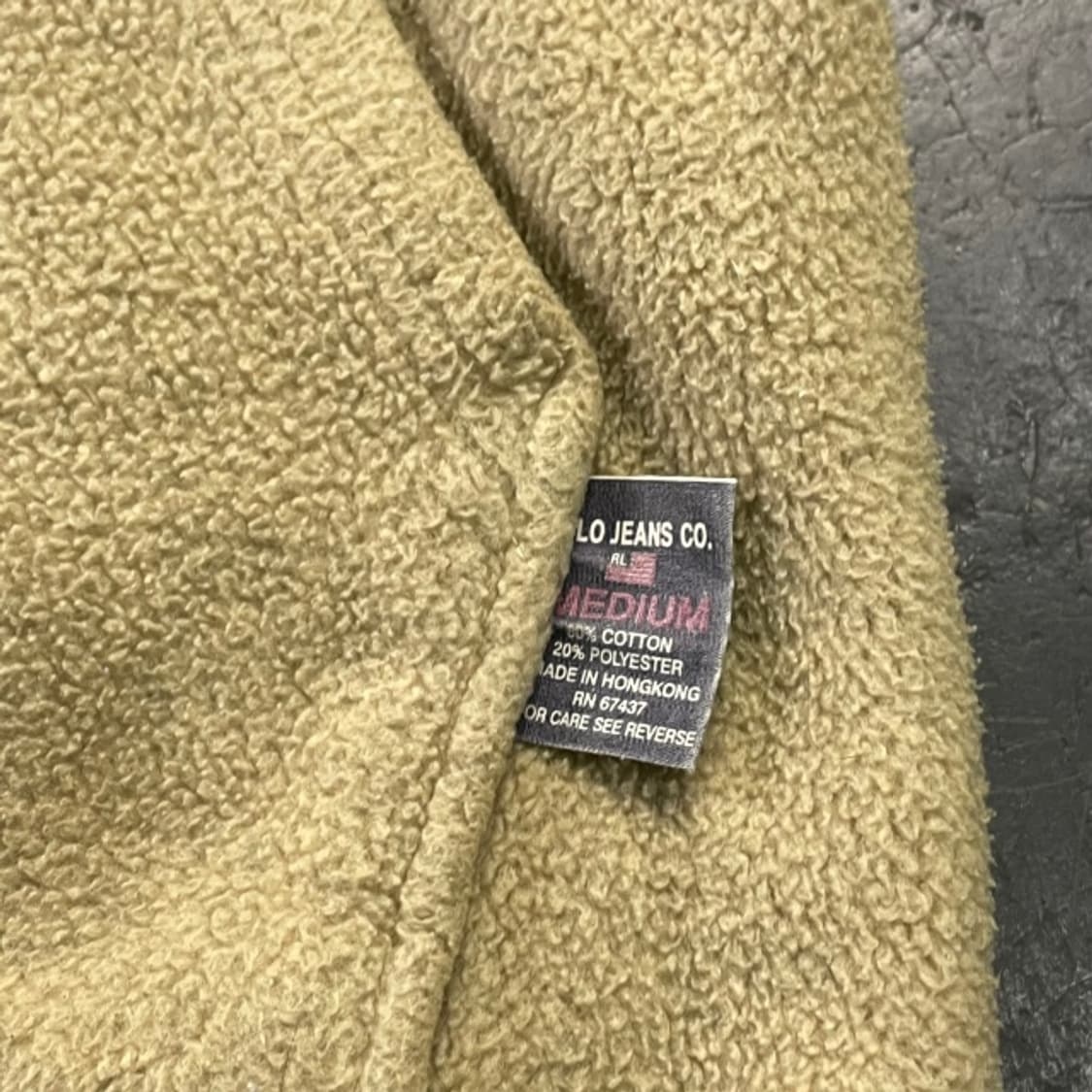 95 폴로 진스 랄프로렌 누빔 후리스 자켓 상품이미지4