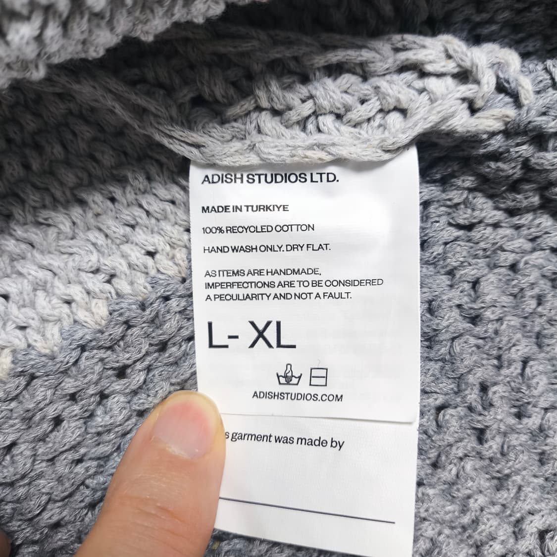 [L/XL] Adish 아디쉬 로타 핸드니트 카라 스웨터 상품이미지6