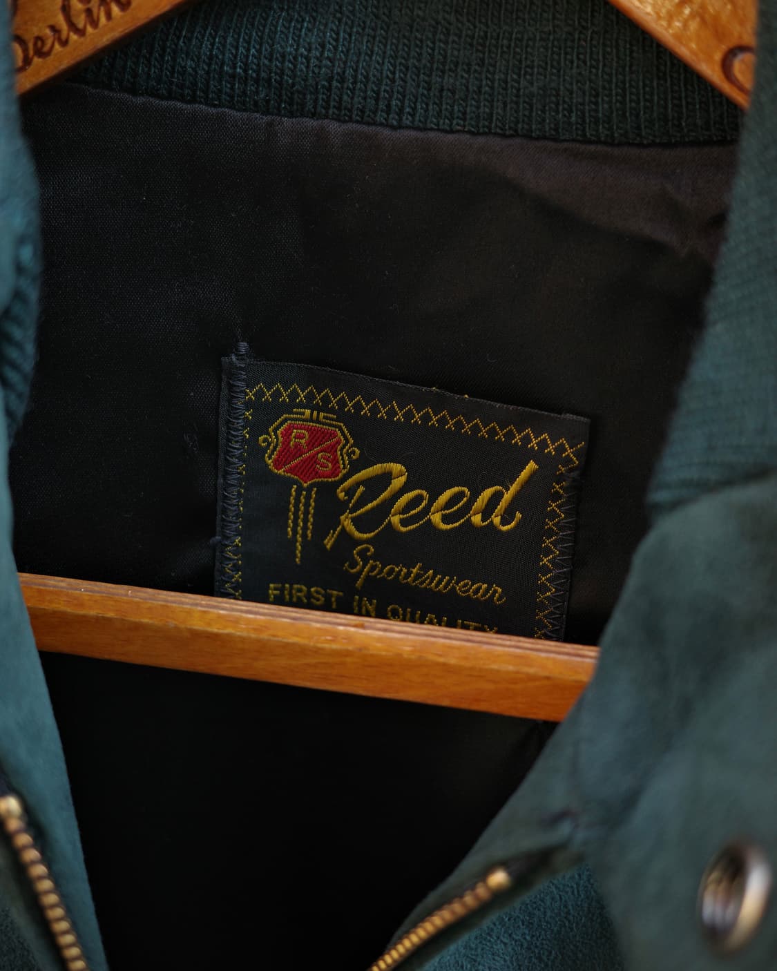 80‘s Reed sportswear 스웨이드 해링턴 자켓 상품이미지4