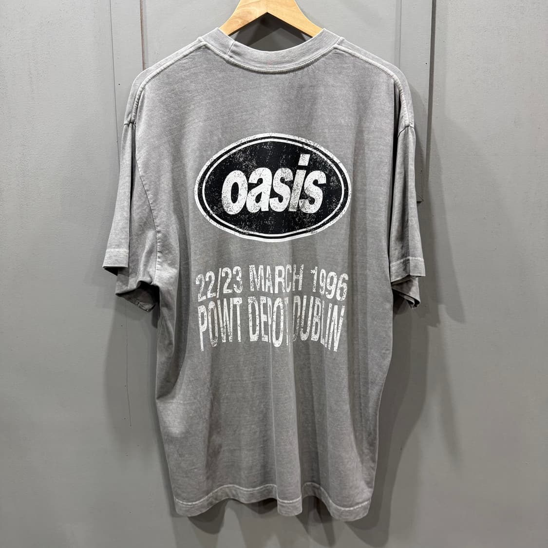 F ARCHIVE 빈티지 피그먼트 oasis 반팔 티셔츠 상품이미지2