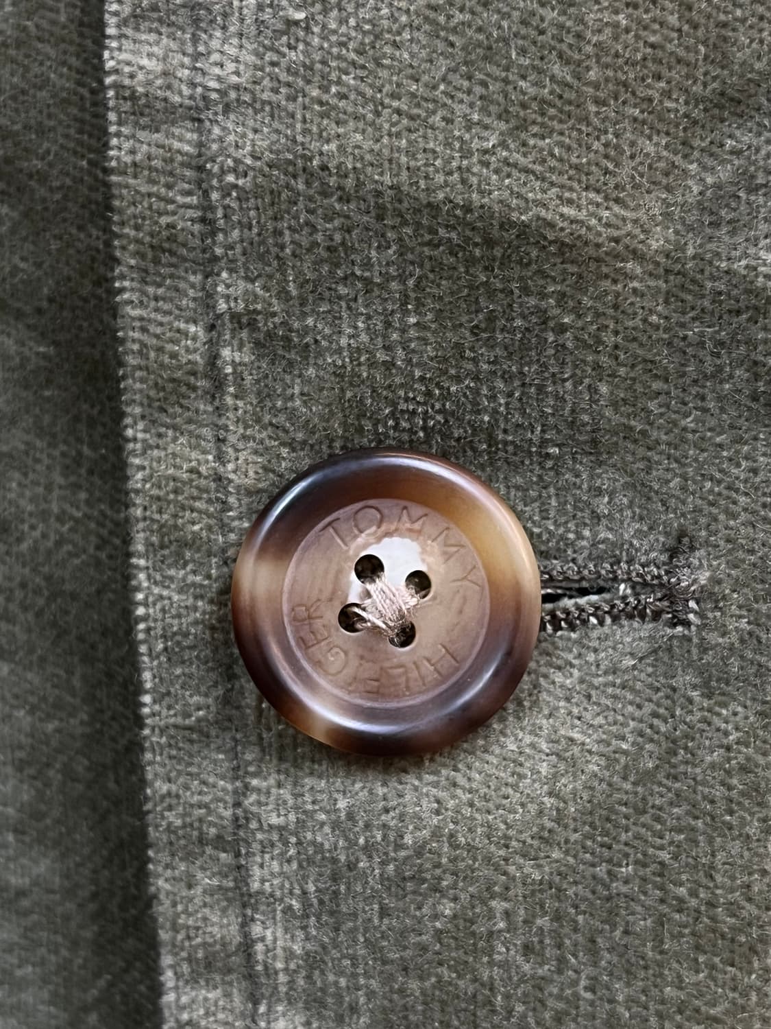 Tommy Hilfiger 올리브 그린 코듀로이 자켓 L 상품이미지8