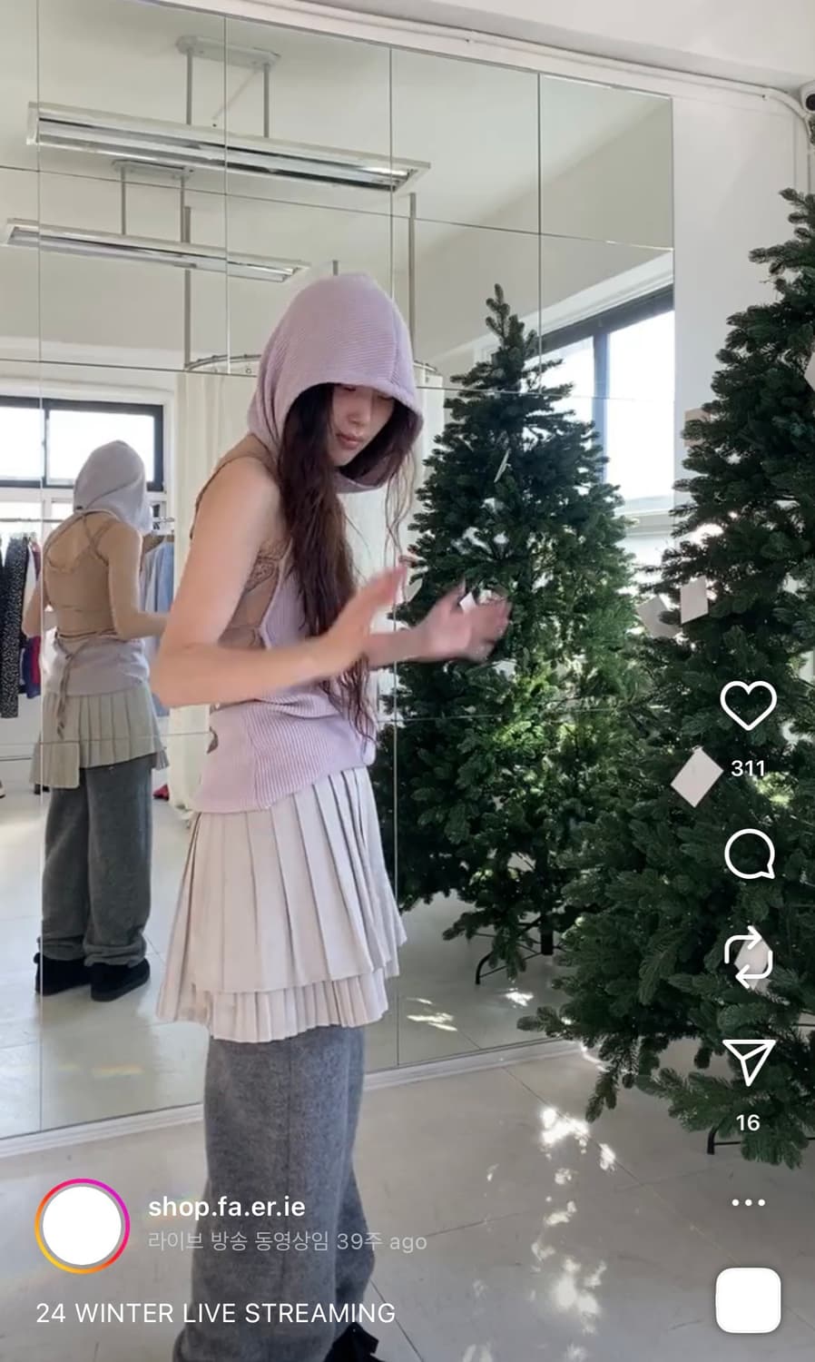 샵 페어리 - accordion pleats buckle skirt 상품이미지2