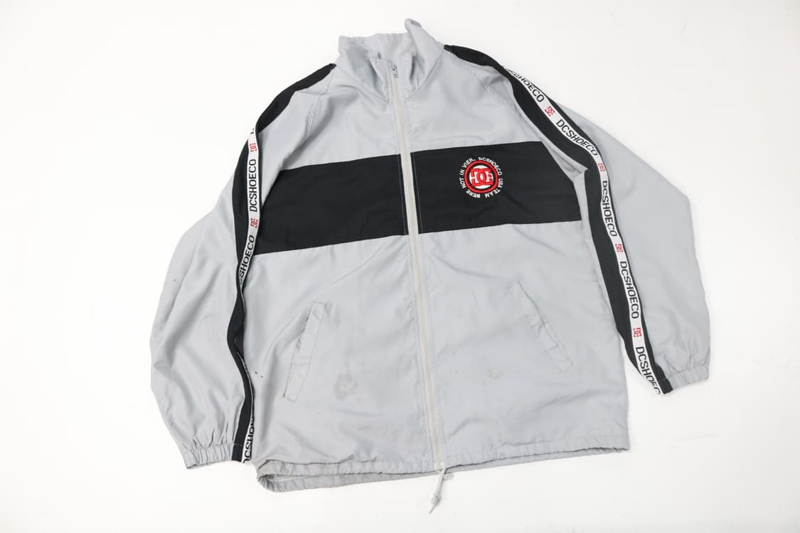 DC SHOES 디씨슈즈 90s 빈티지 사이드 라인 로고 웜업 자켓 상품이미지6