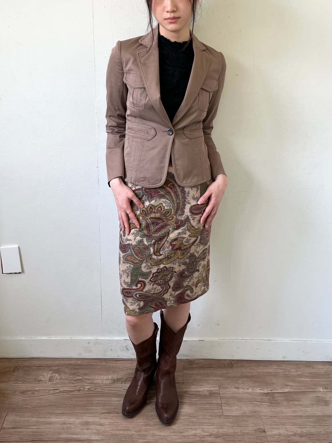 MAYSON GREY 애쉬브라운 자켓 상품이미지8