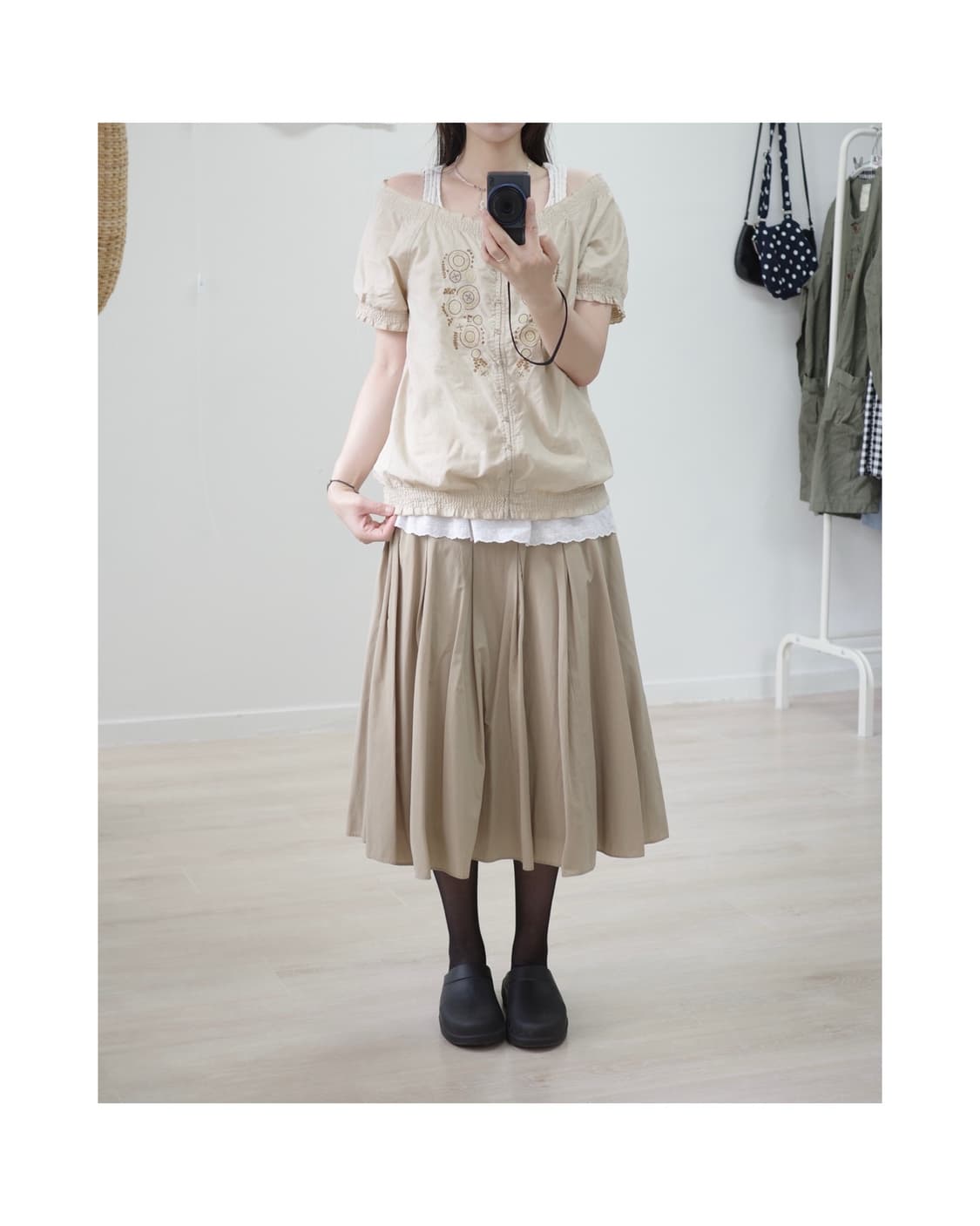 Route 66 natural blouse 상품이미지1