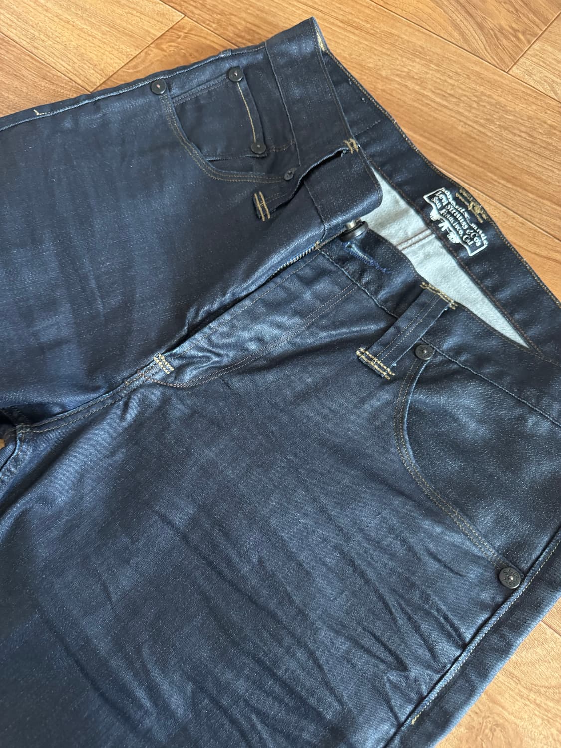 리바이스 왁스 코팅 진 30 슬림핏 상품이미지1