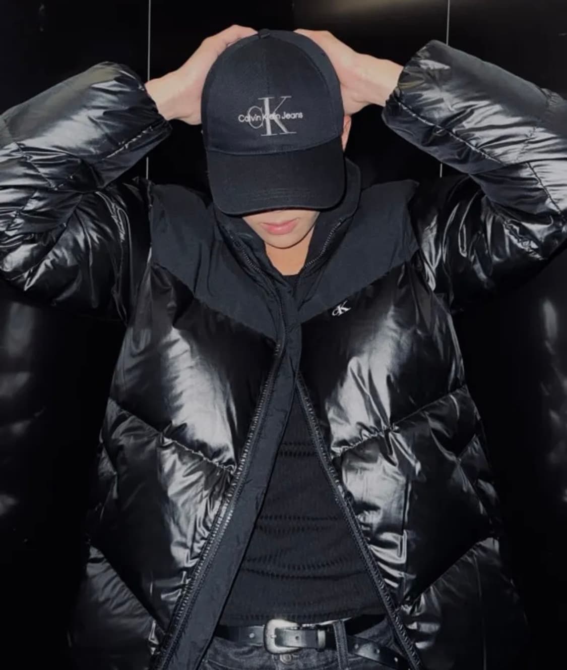 켈빈 남녀공용 릴렉스핏 숏 블로킹 푸퍼 상품이미지2