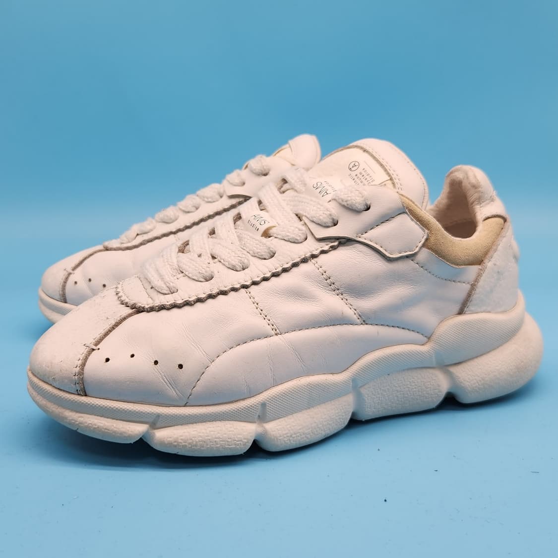 h 에임스스튜디오 소가죽 여성 스니커즈 230 상품이미지1