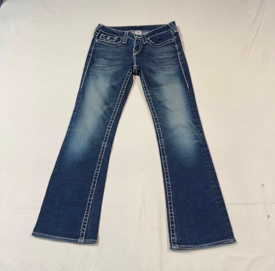 트루릴리전 로우라이즈 부츠컷 데님 청바지 상품이미지1