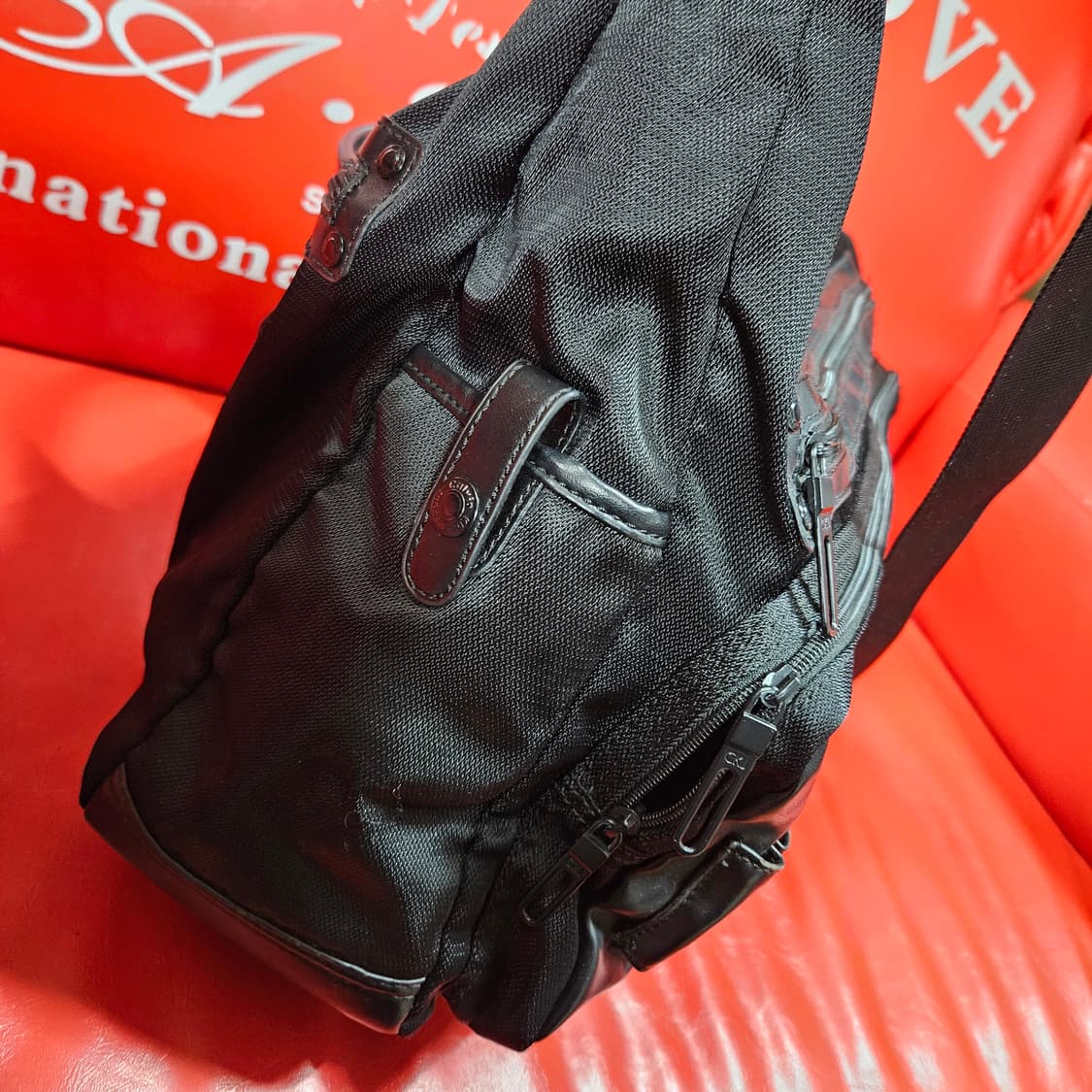 켈빈클라인 빈티지 Y2k 가죽 혼방 보스턴 토트백  상품이미지5