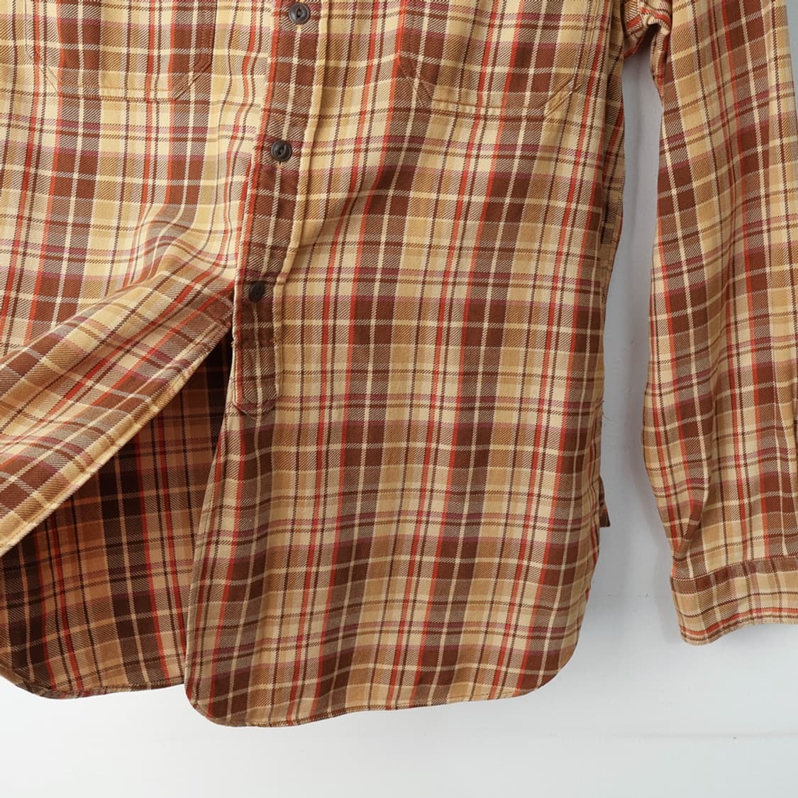 100/폴로 스포츠캐링턴 코튼 체크셔츠 상품이미지5