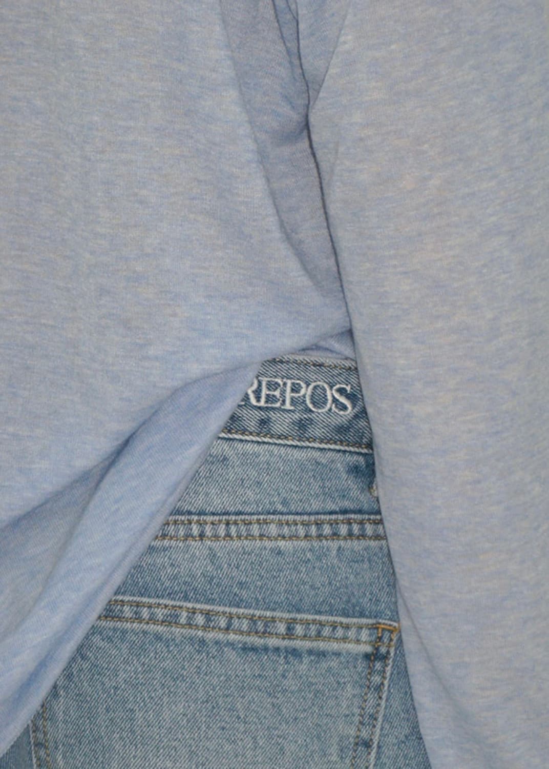 repos Low Rise Denim Pants Light Blue 상품이미지2