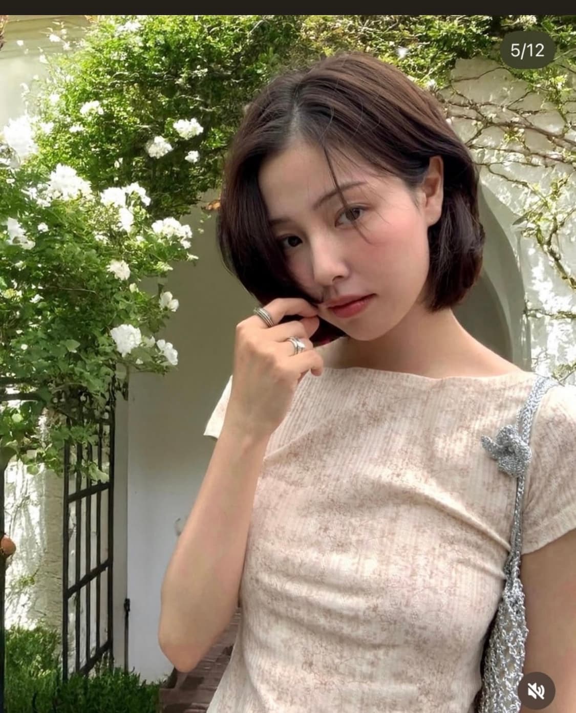 (새상품) 오브네어 July Pattern Tee,mona 2일괄판매 상품이미지1