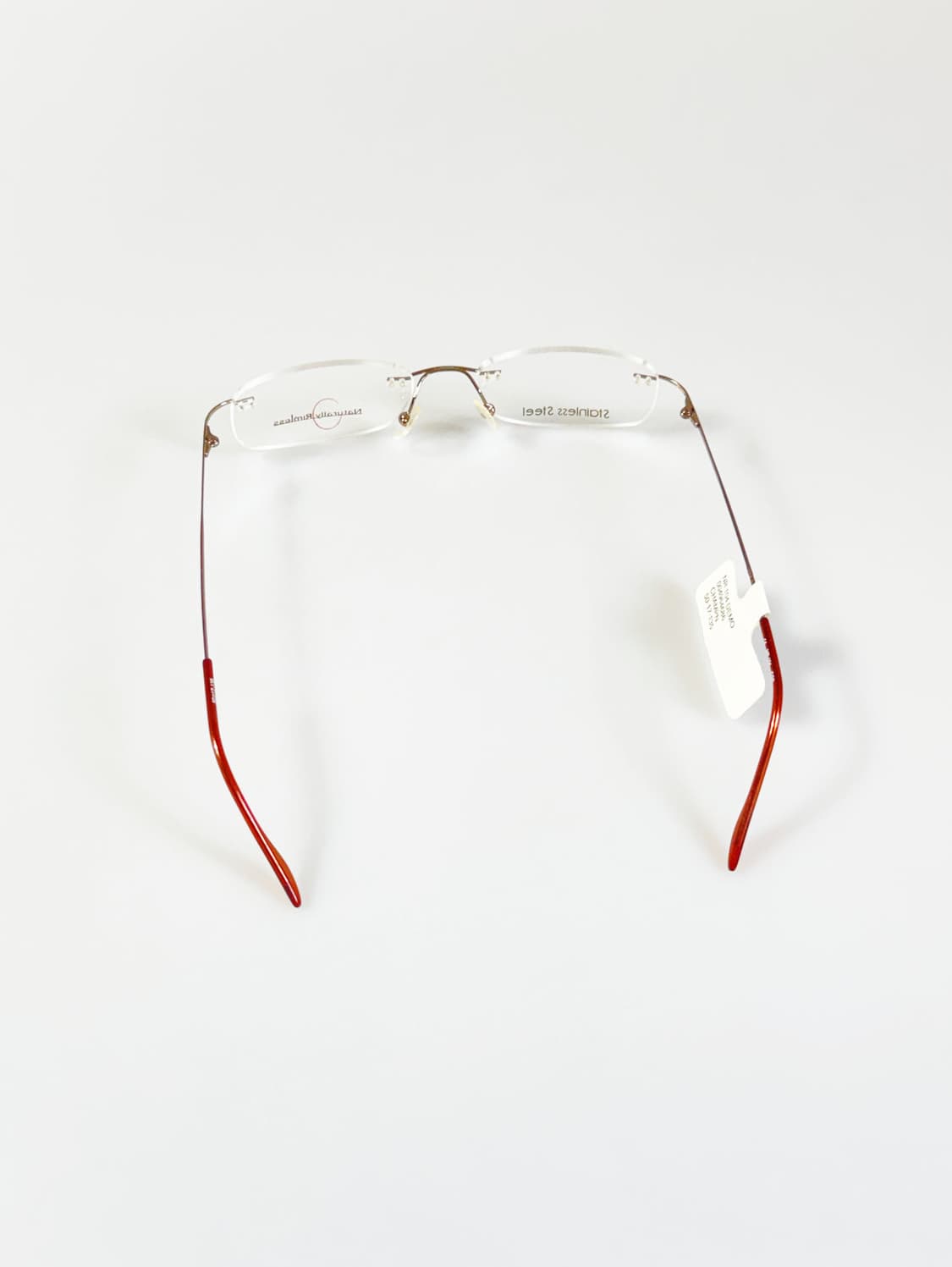 NATURALLY RIMLESS 무테 스퀘어 빈티지 안경 상품이미지5