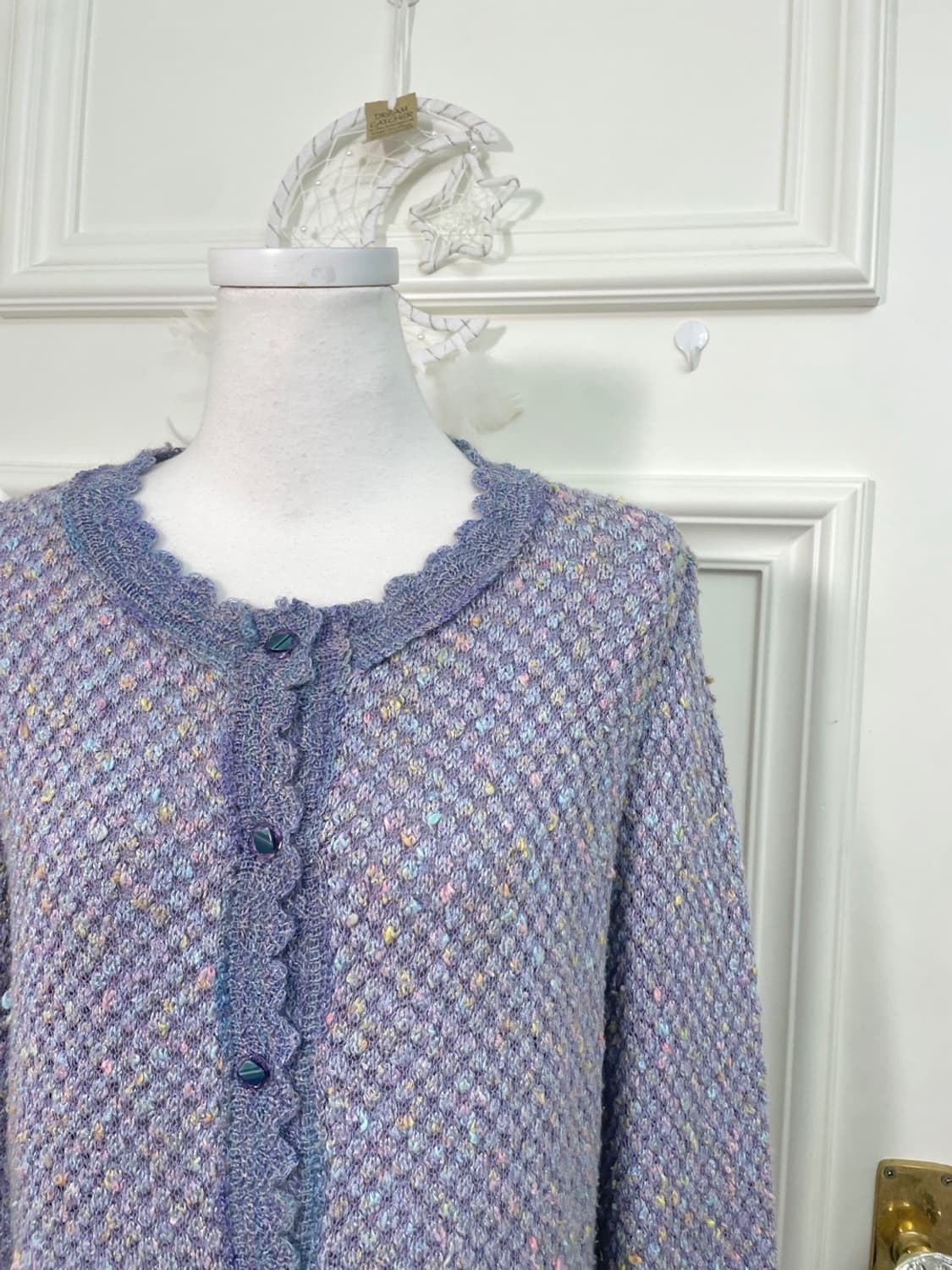 blue pastel line point cardigan 상품이미지6