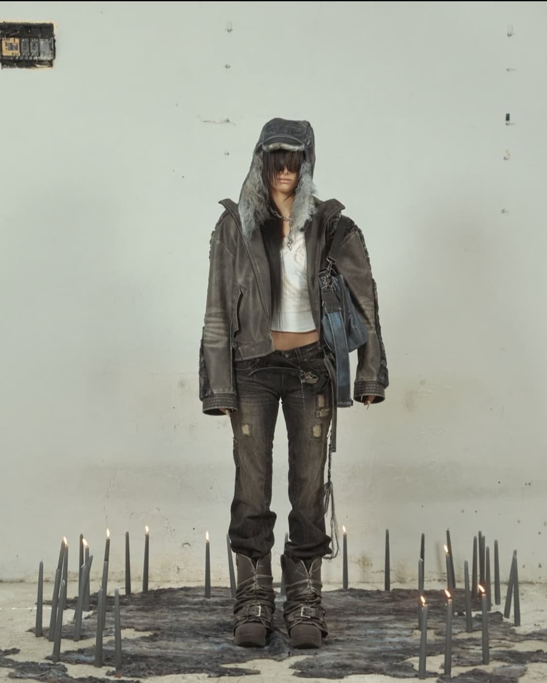 에이시네틱스 퍼 레더자켓L /레이서월드와이드/그레일즈/파아카이브/아이시토 상품이미지2