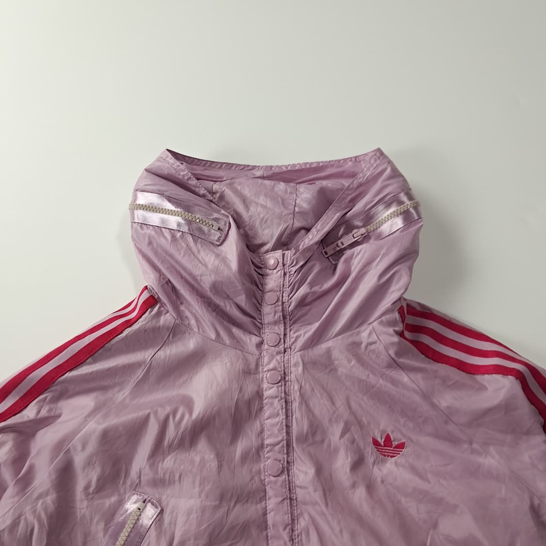 CK352 FREE 아디다스 00s 라벤더퍼플 후디 크롭 바람막이 자켓 상품이미지2