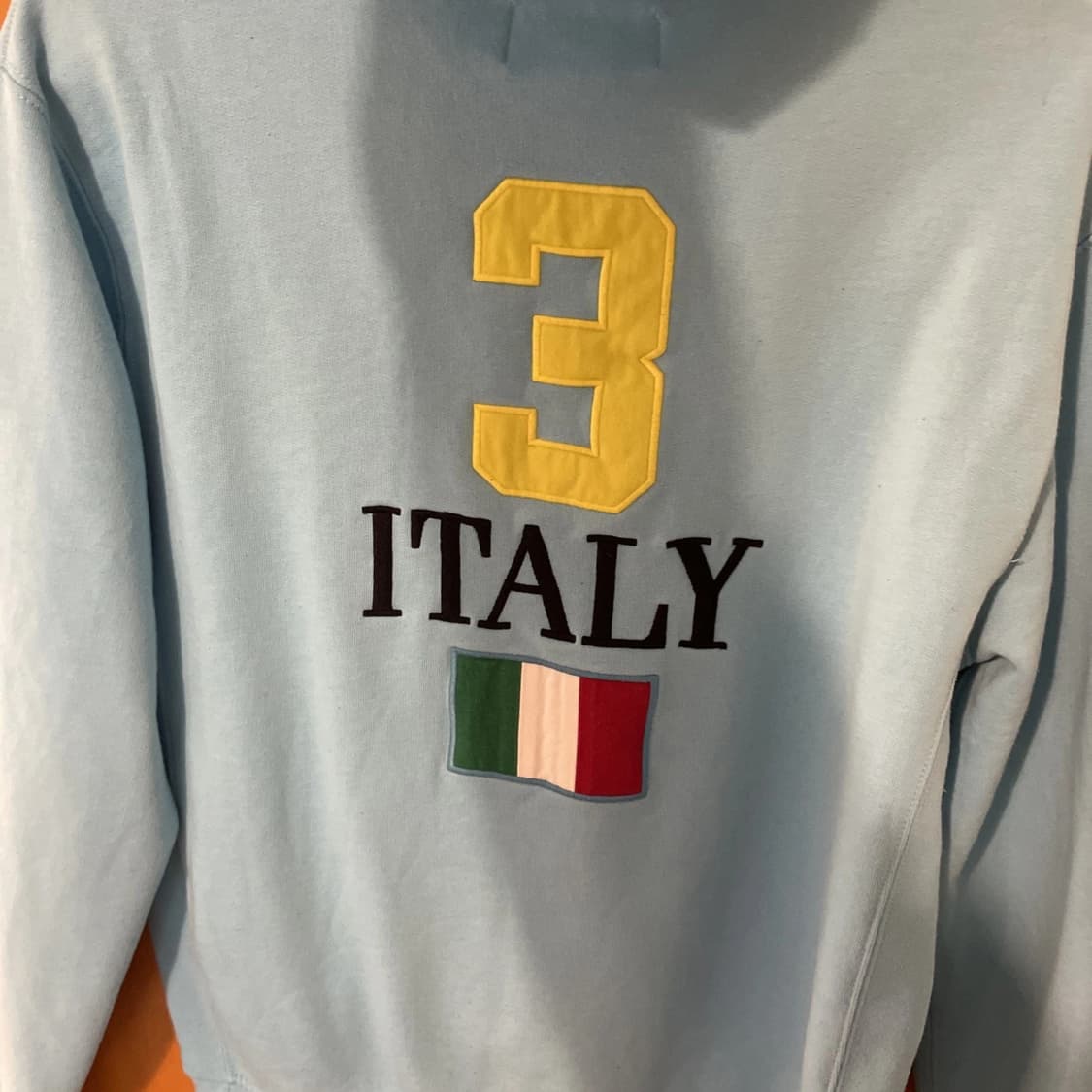 폴로 랄프로렌 빅포니 이탈리 후드티 하늘 상품이미지3