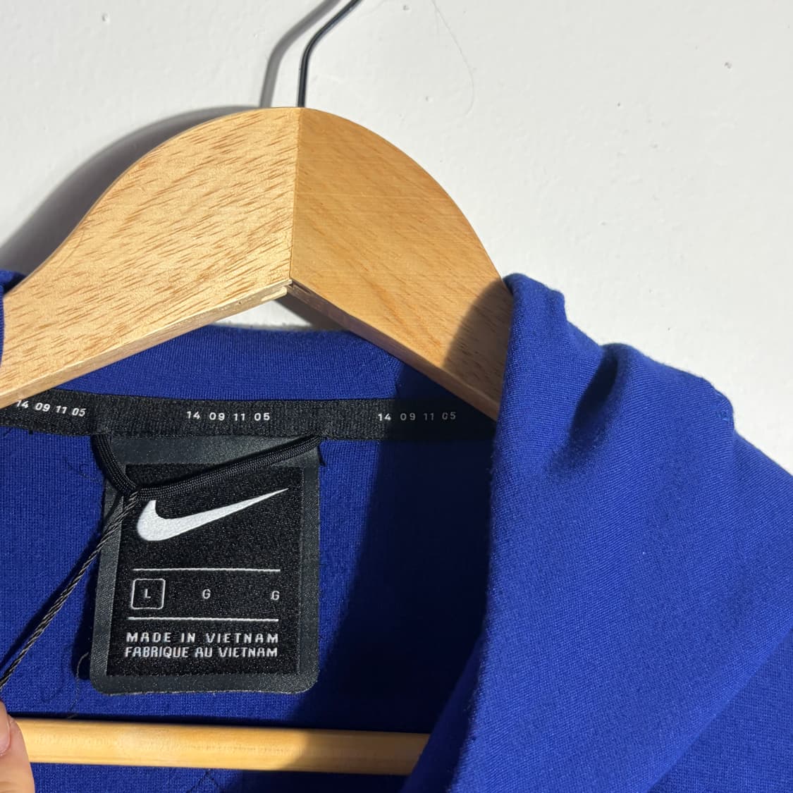 나이키 블루 후드집업 상품이미지2