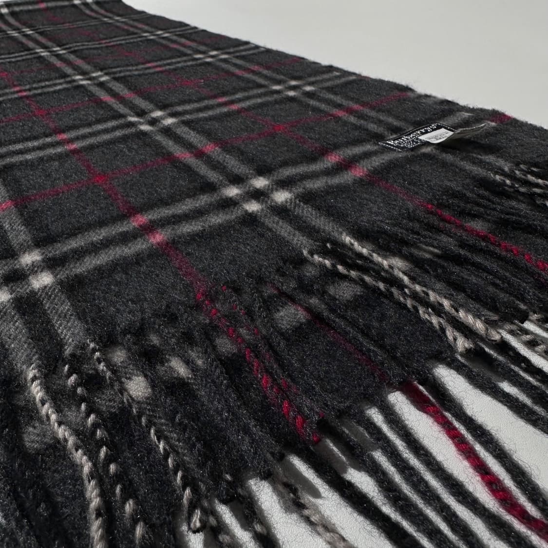 (매장판) 버버리 캐시미어 100% 체크 머플러 목도리 상품이미지5
