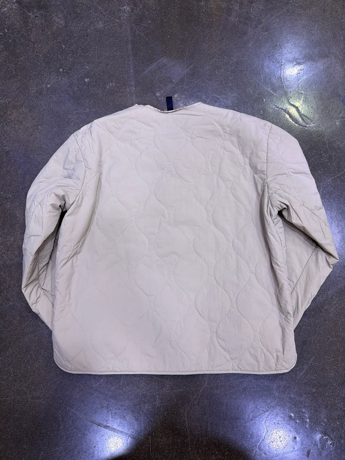 커버낫 숏 퀼팅 자켓 점퍼 깔깔이 베이지 L 상품이미지2