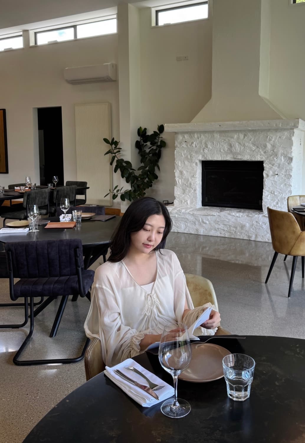 자라 세미 시스루 블라우스 / 원피스 상품이미지4