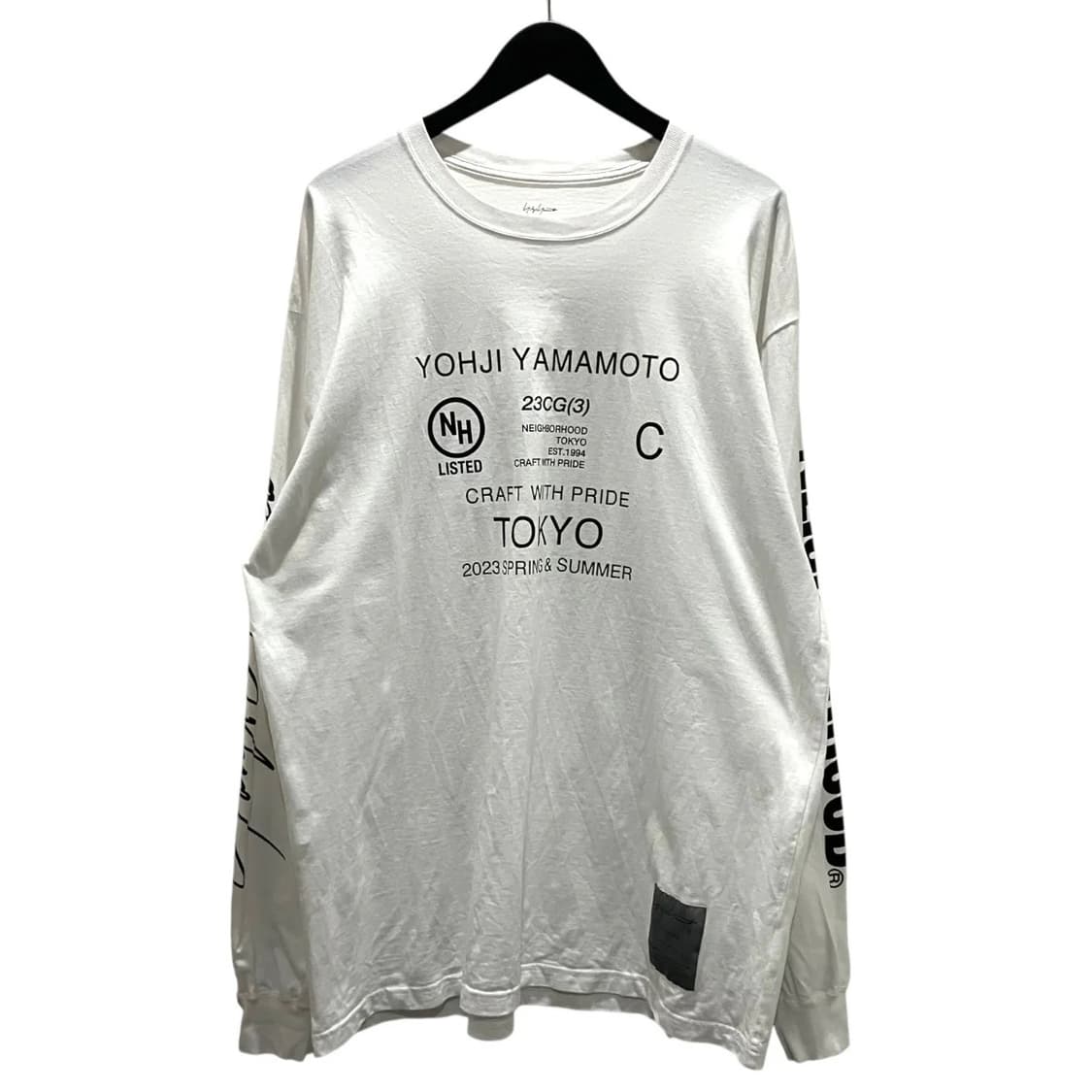 YOHJI YAMAMOTO 긴팔 티셔츠 HZ-T63-288 상품이미지1