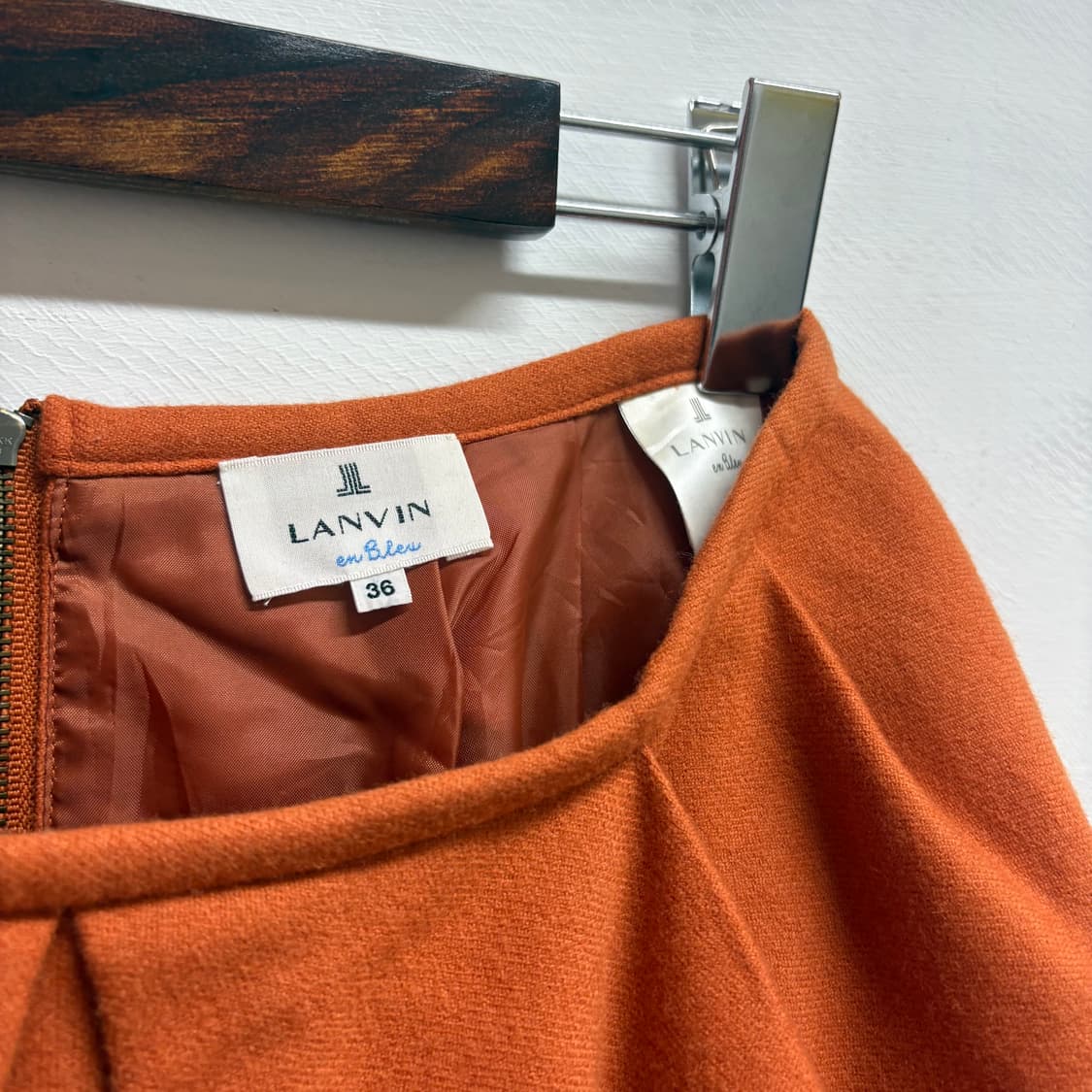 LANVIN 랑방 울캐시 펌킨 벌룬 미니 스커트 치마  상품이미지3